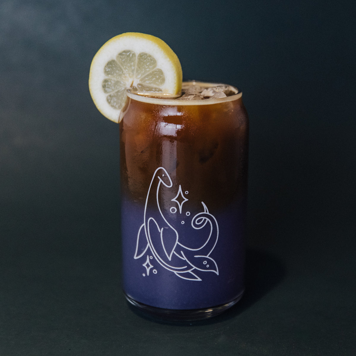 Mythical Nessie Glass